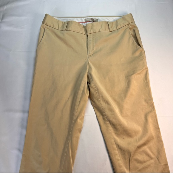 Banana Republic Hampton Crop Pant Women's 4P Tan Career Business Wear - Picture 1 of 3